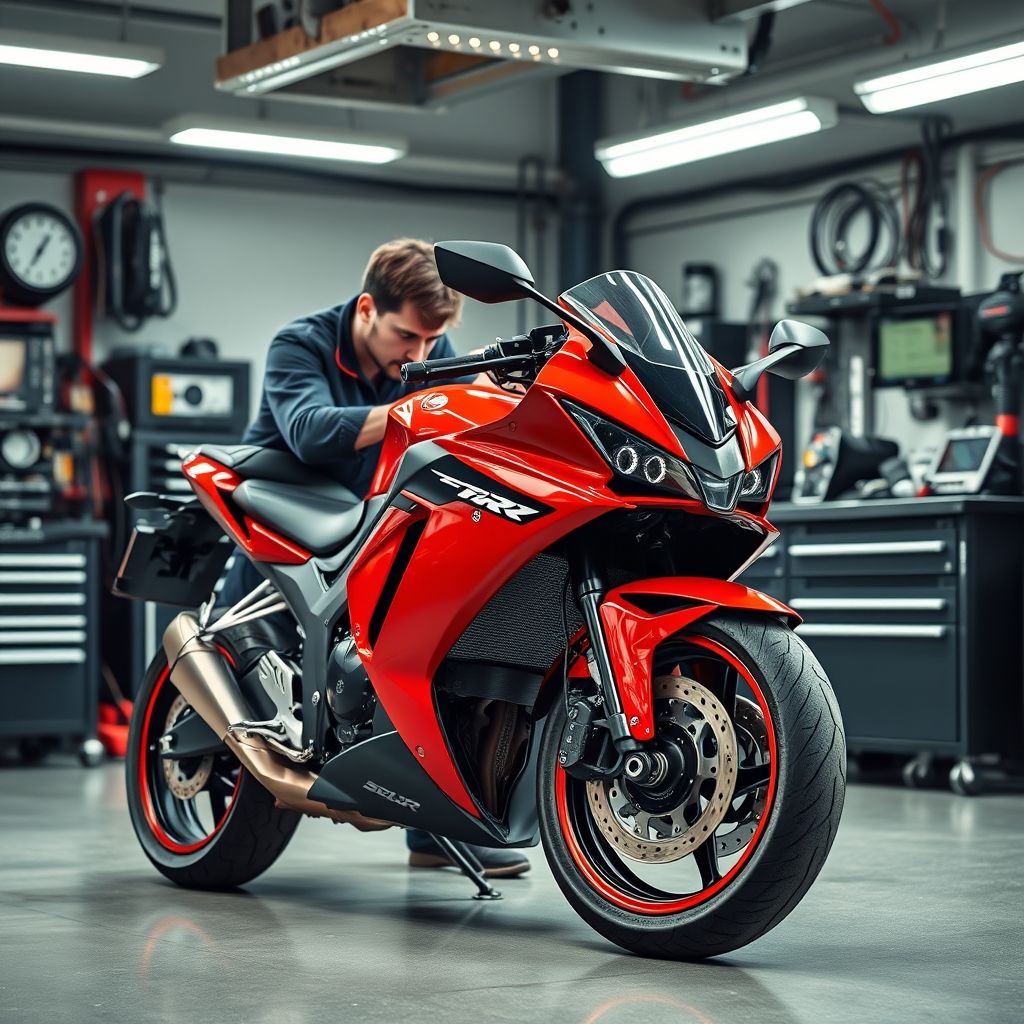 การเช็คสภาพ CBR650R อย่างมือโปร